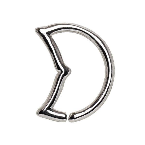 Dolphin Tail Ring 16G