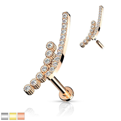 Double Line Paved I.T. Labret 16G