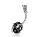 Dragon Claw with Orb Belly Bar 14G