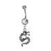 Dragon Dangle Belly Bar 14G