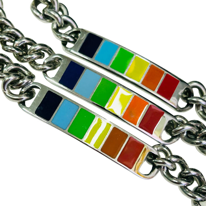 Rainbow Enamel Bracelet (SECONDS)
