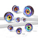 Eye Print Acrylic Plug 8mm-25mm