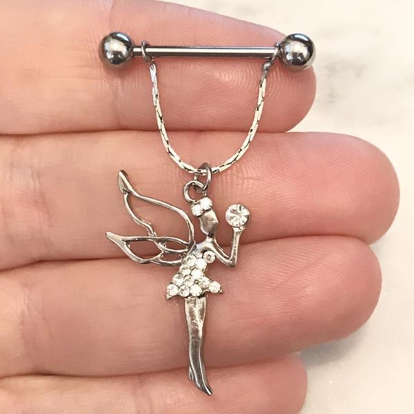 Fairy Nipple Dangle 14G