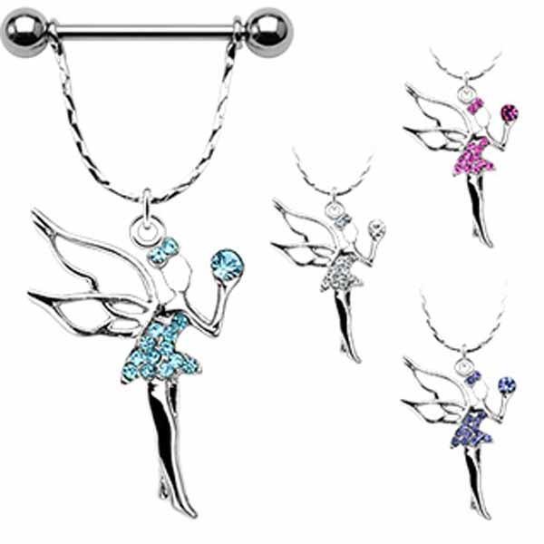 Fairy Nipple Dangle 14G