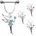 Fairy Nipple Dangle 14G