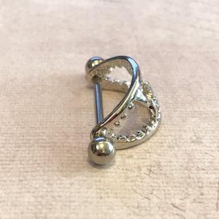 Fangs Nipple Shield Cuff 14G (Single)