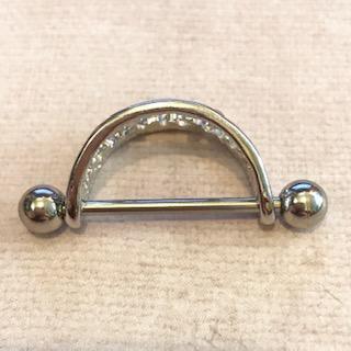 Fangs Nipple Shield Cuff 14G (Single)