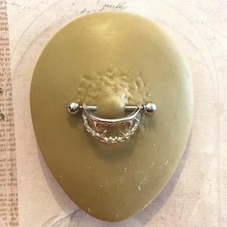 Fangs Nipple Shield Cuff 14G (Single)