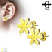 Flower Earrings Pair