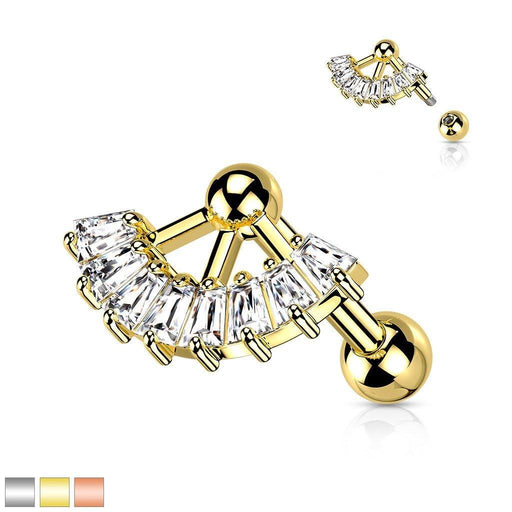 Gem Fan Cartilage Bar 16G