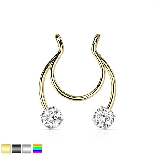 Gem Non-Piercing Nipple/Septum Dangle
