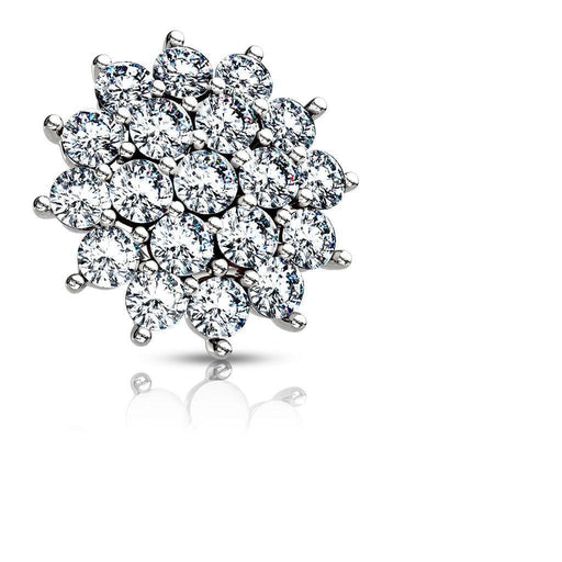 Gem Sunburst Dermal Top 14G