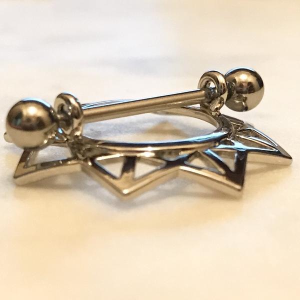 Geometric Nipple Shield 14G (Single)