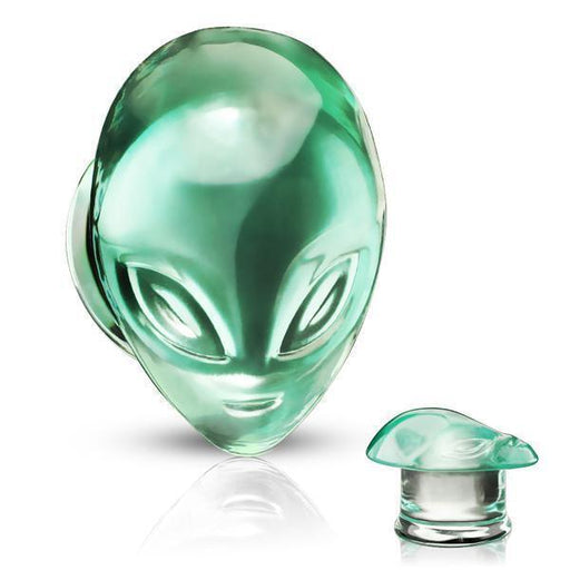 Glass Alien Plug 6mm-16mm
