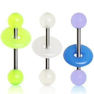 Glow Lifesaver Barbell 14G