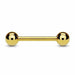 Gold IP Barbell 16G 14G