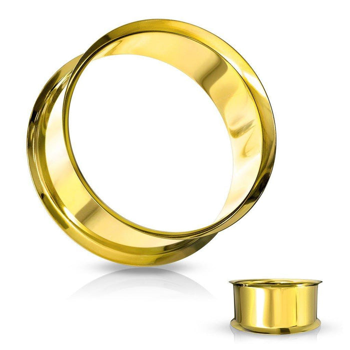 Gold IP Double Flared Tunnel 12G-2"