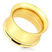 Gold IP Screw Fit Tunnel 8G-1"