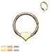 Heart Bead Ring 18G 16G