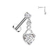 Heart Dangle Labret 16G