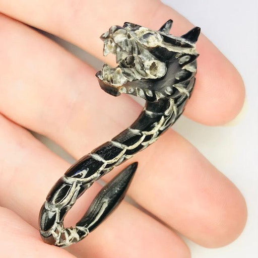 Horn Dragon Hanger 0G 00G Pair