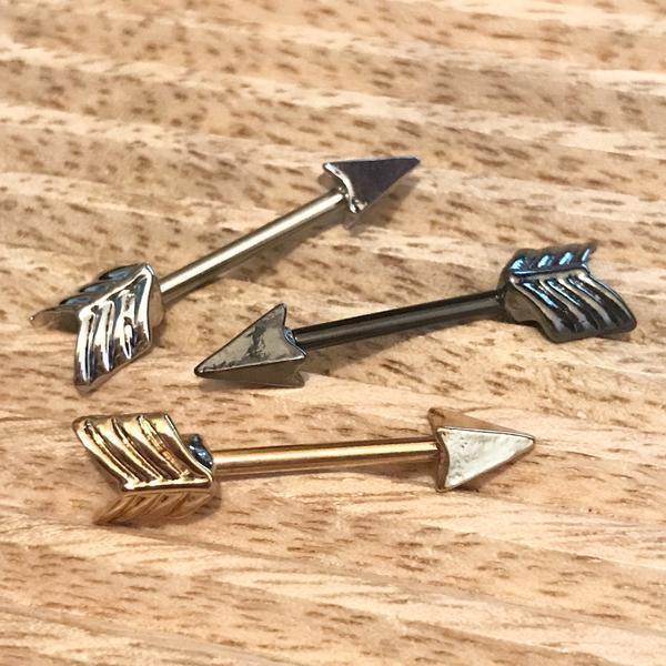 IP Arrow Nipple Bar 14G