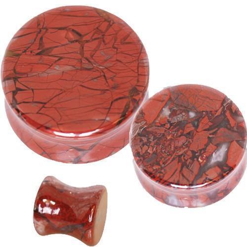 Jasper Stone Plug 6G-1"