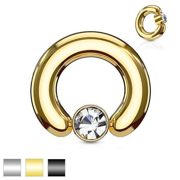 Large Gauge Captive Ring 12G-2G