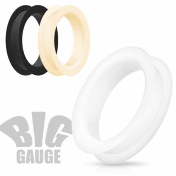 Large Gauge Silicone Tunnel 28-51mm 2"