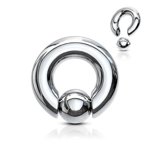 Large Gauge Snap-In Captive Ring