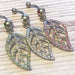 Large Gem Paved Leaf Belly Bar 14G