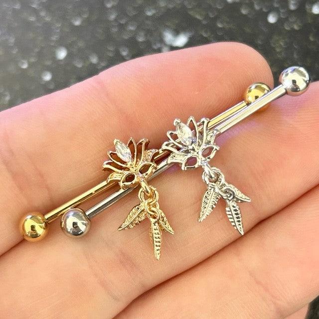 Leaf Lotus Industrial 14G 38mm