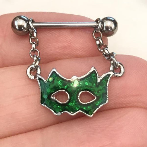 Masquerade Nipple Dangle 14G (Single)