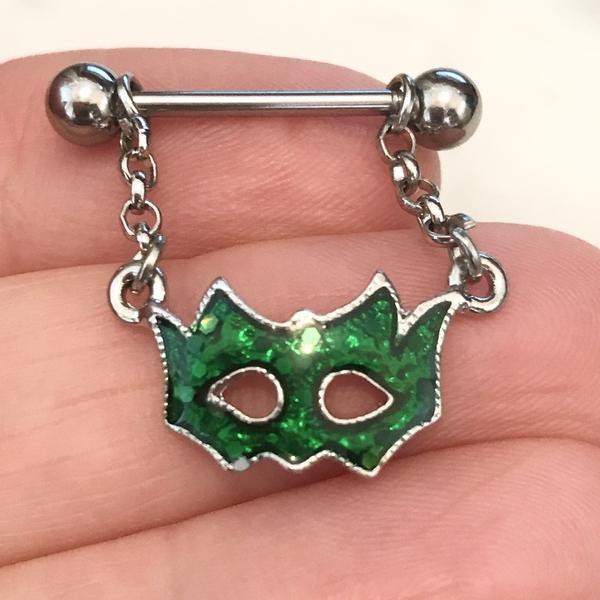 Masquerade Nipple Dangle 14G (Single)