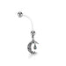 Moon Pregnancy Belly Bar 14G