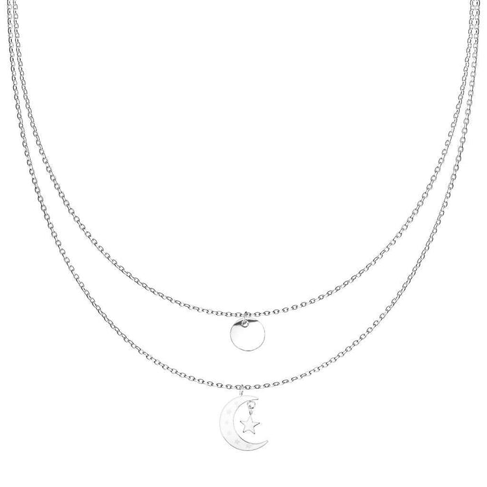 Moon Star Nipple Chain