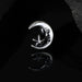 Moon and Star Cartilage Bar 16G