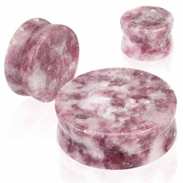 Moondevite Stone Plug 8G-1"