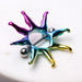 Rainbow Sunburst Nipple Shield 14G (Single-My Body Piercing Jewellery