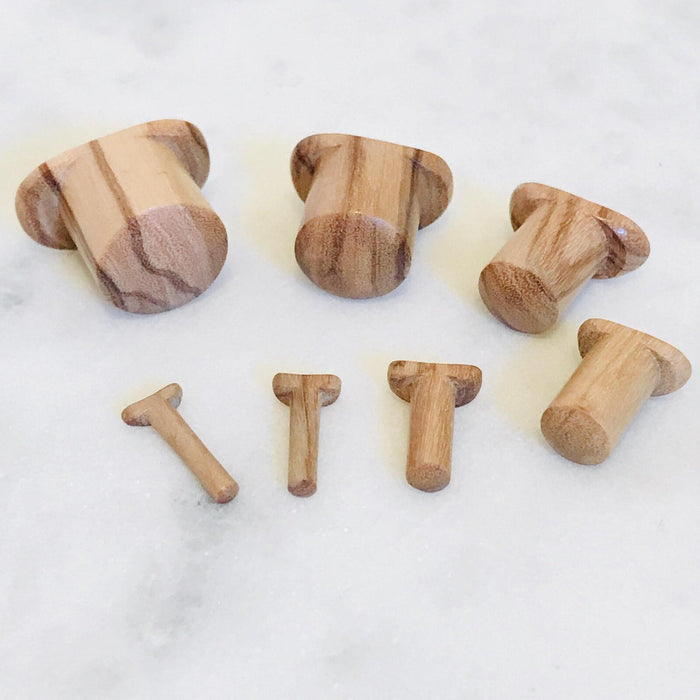 Olive Wood Stretched Labret Bar