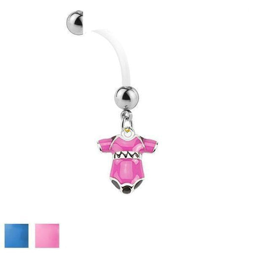 Onesie Pregnancy Belly Bar 14G