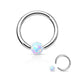 Opal Captive Ring 16G