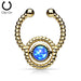 Opal Twist Non-Piercing Septum Ring