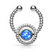Opal Twist Non-Piercing Septum Ring