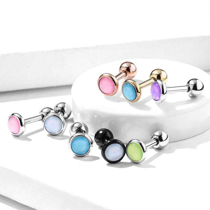 Opalescent Cartilage Bar 16G