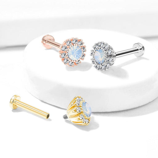 Opalite Centre I.T. Labret 16G