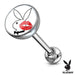 PLAYBOY Logo Barbell 14G