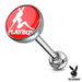 PLAYBOY Logo Barbell 14G