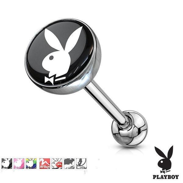 PLAYBOY Logo Barbell 14G