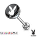 PLAYBOY Logo Barbell 14G